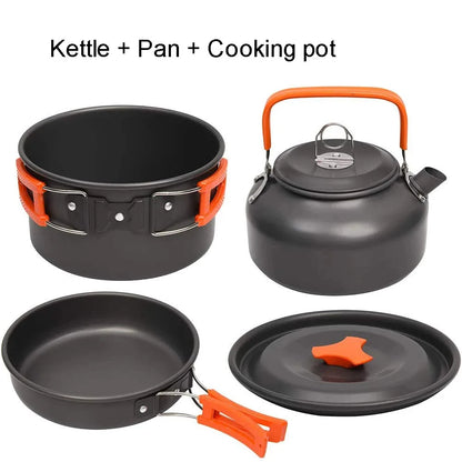 Lightweight Travel And Camping Cooking Tableware Set