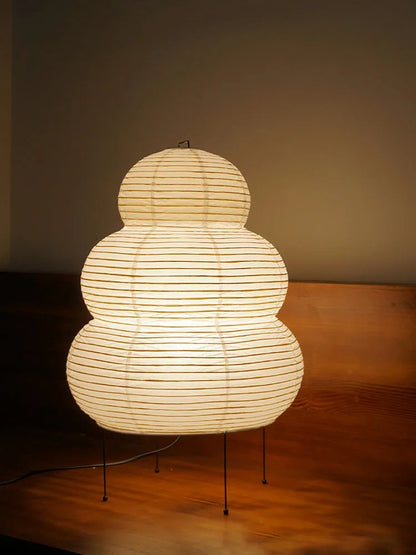 Japanese LED Rice Paper Floor or Desk Lamp