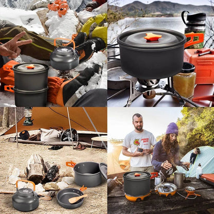 Lightweight Travel And Camping Cooking Tableware Set