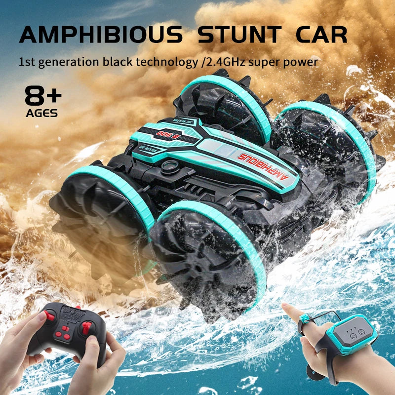 Land And Sea Remote Control Stunt Car