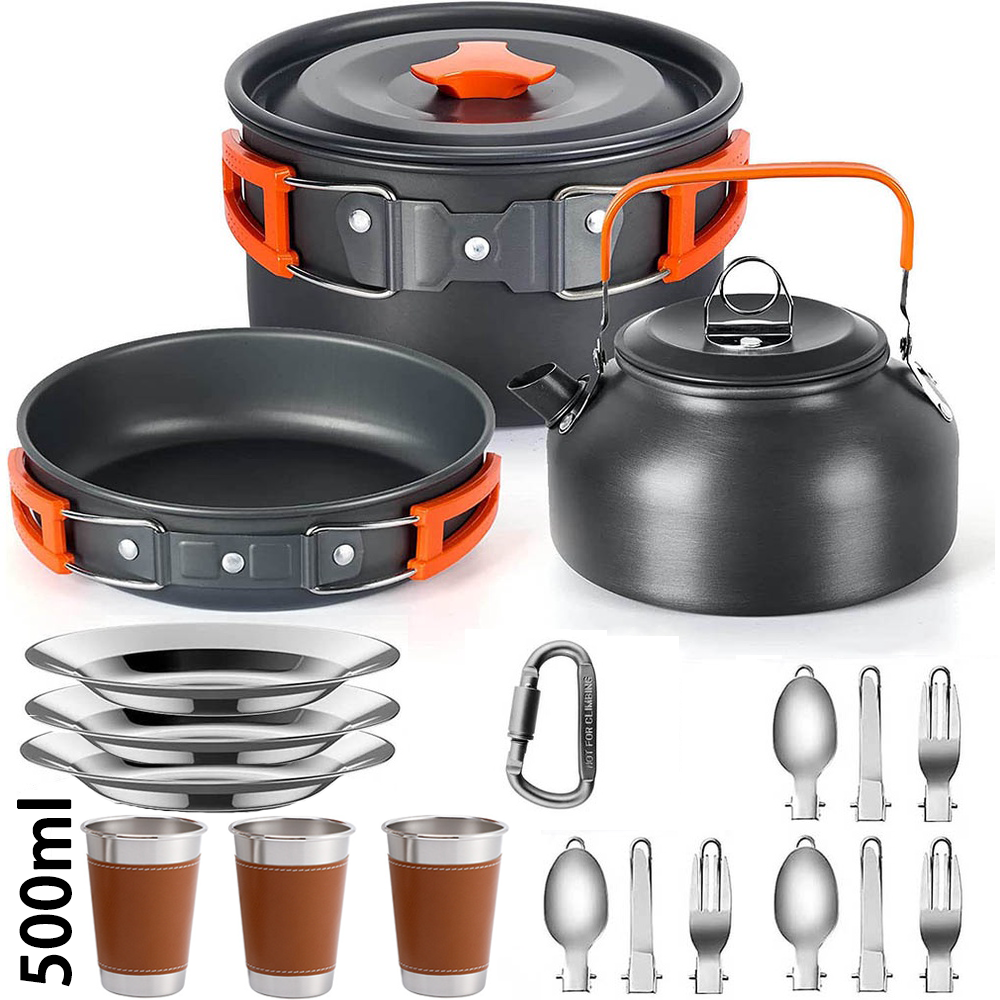 Lightweight Travel And Camping Cooking Tableware Set