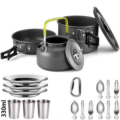 Lightweight Travel And Camping Cooking Tableware Set